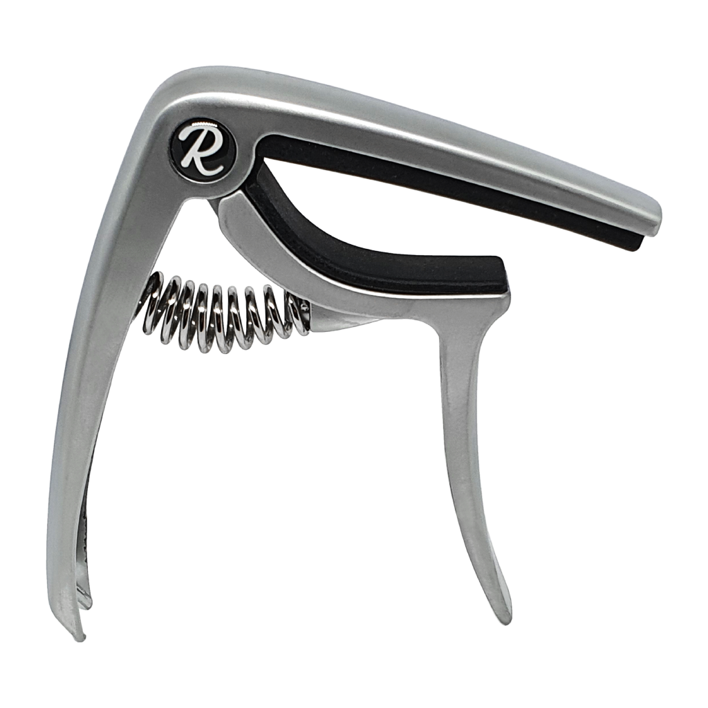 Riff Trigger Capo Electric/Acoustic Guitar Silver