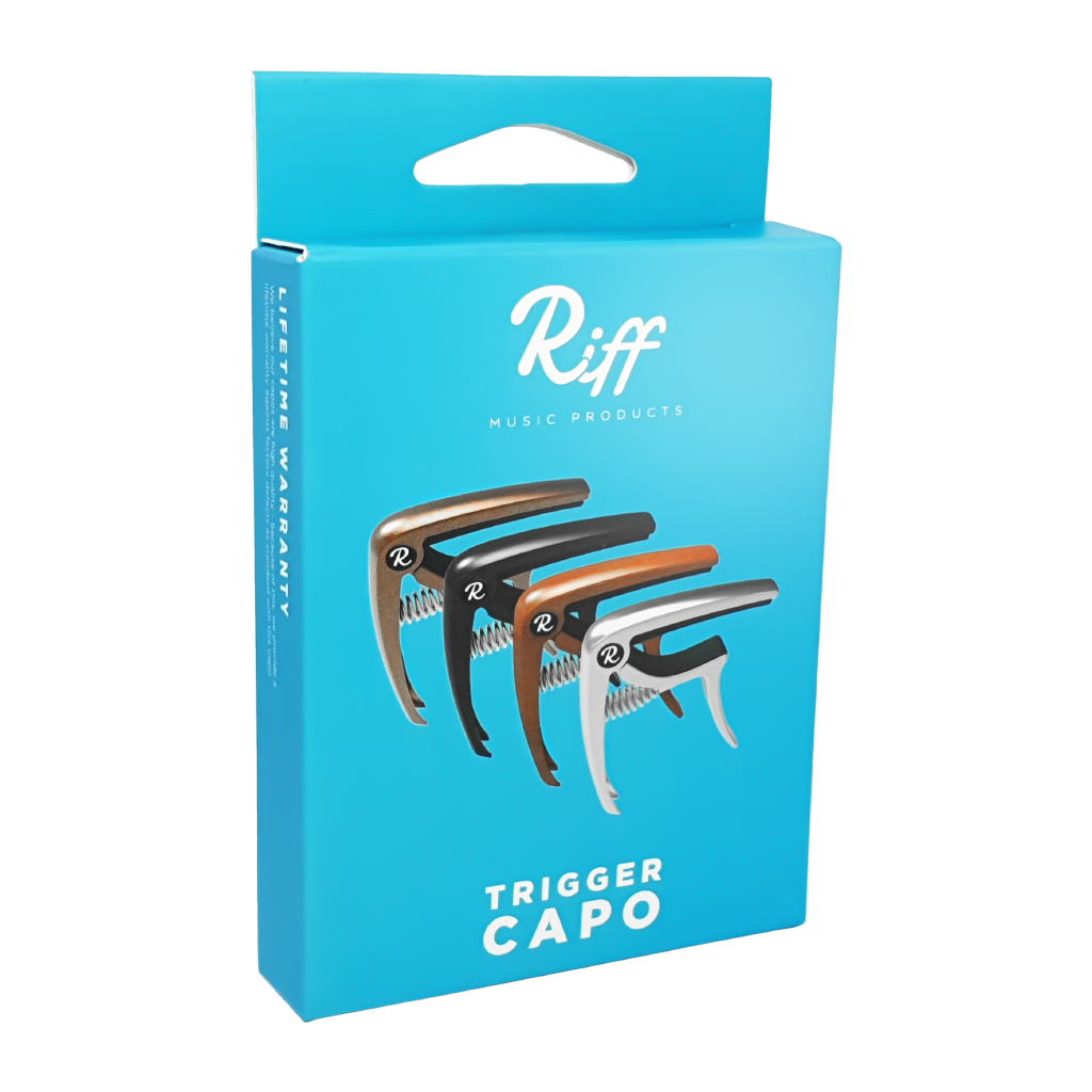 Riff Trigger Capo Electric/Acoustic Guitar Black