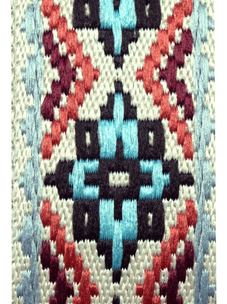 TGI Guitar Strap Woven Cotton Vegan - Multi Colour