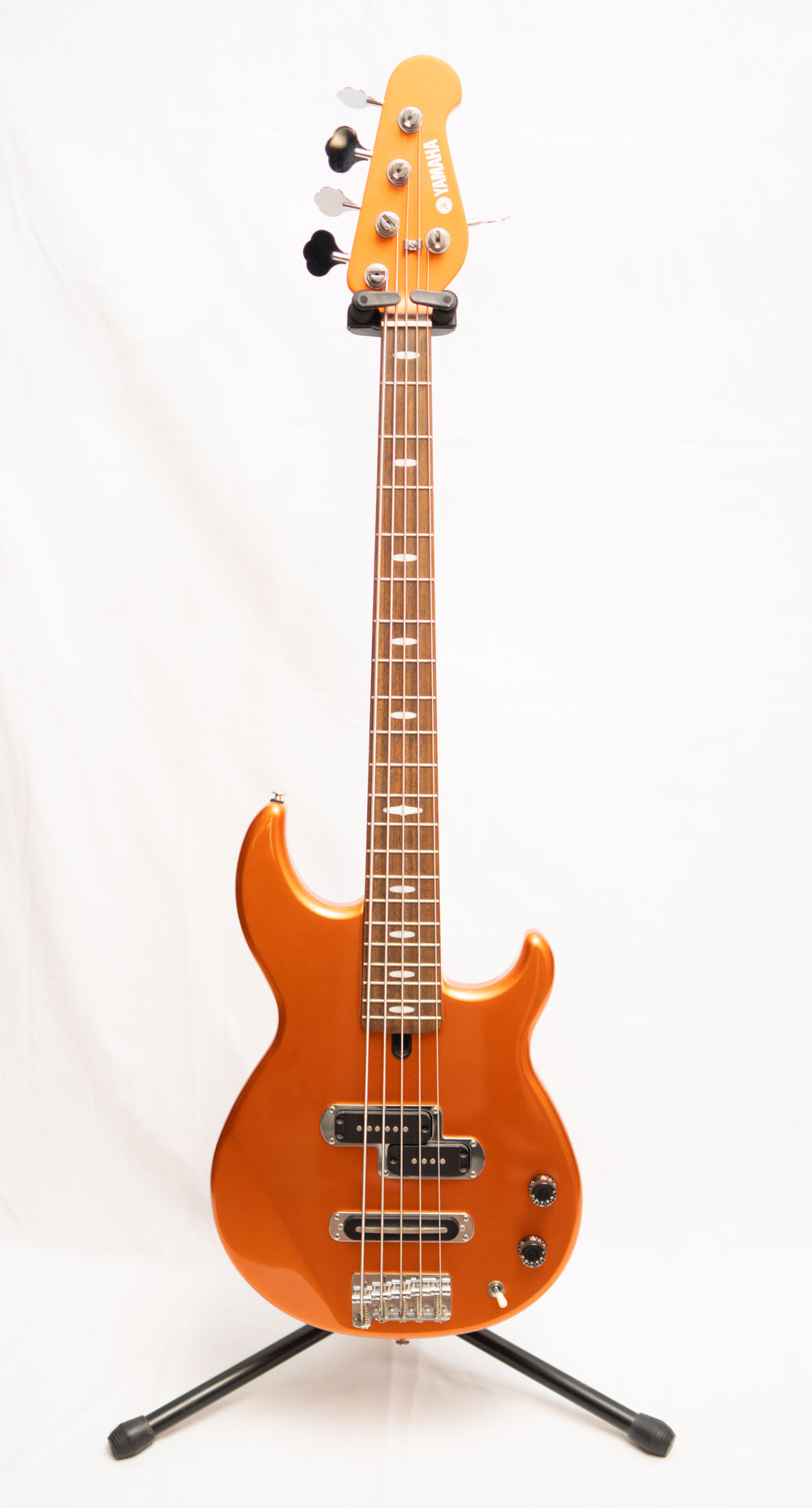 Yamaha BB415 5 String Active Bass Guitar Orange (Pre-Owned) - Music Vault