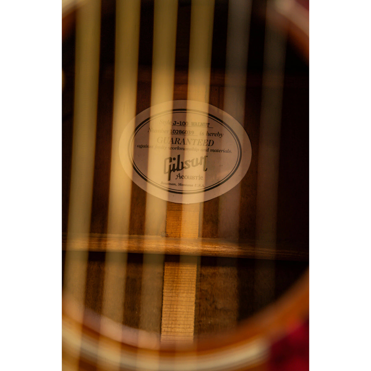 Gibson SJ-100 Limited Edition Walnut Honey Burst Electro Acoustic Guitar 2016 (Pre-Owned)