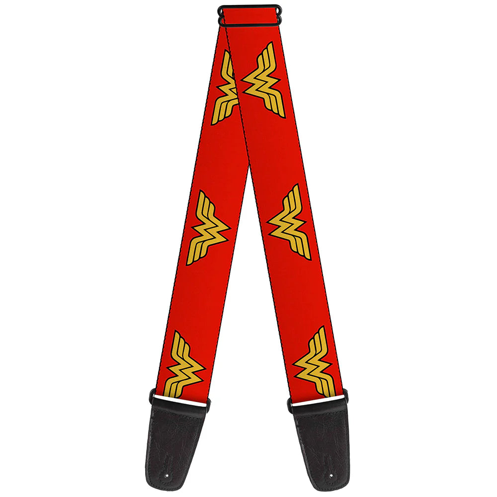 Buckle-Down Guitar Strap Wonder Woman Logo Red