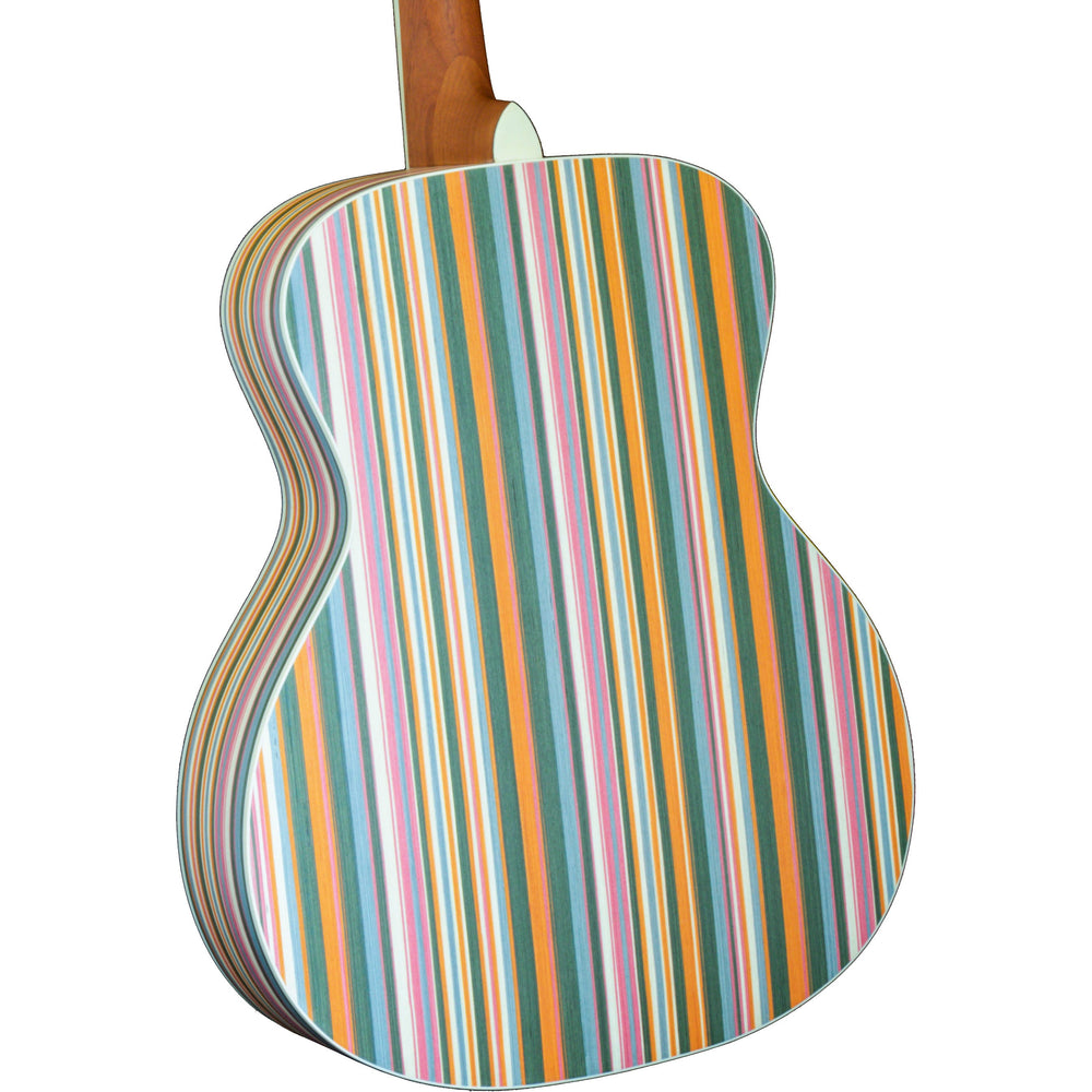 Adam Black OM-RB Rainbow Acoustic Guitar Music Vault