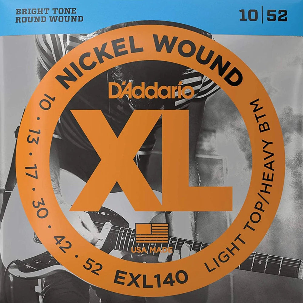 D'Addario XL Light Top/Heavy Bottom Electric Guitar Strings EXL140 - Music Vault