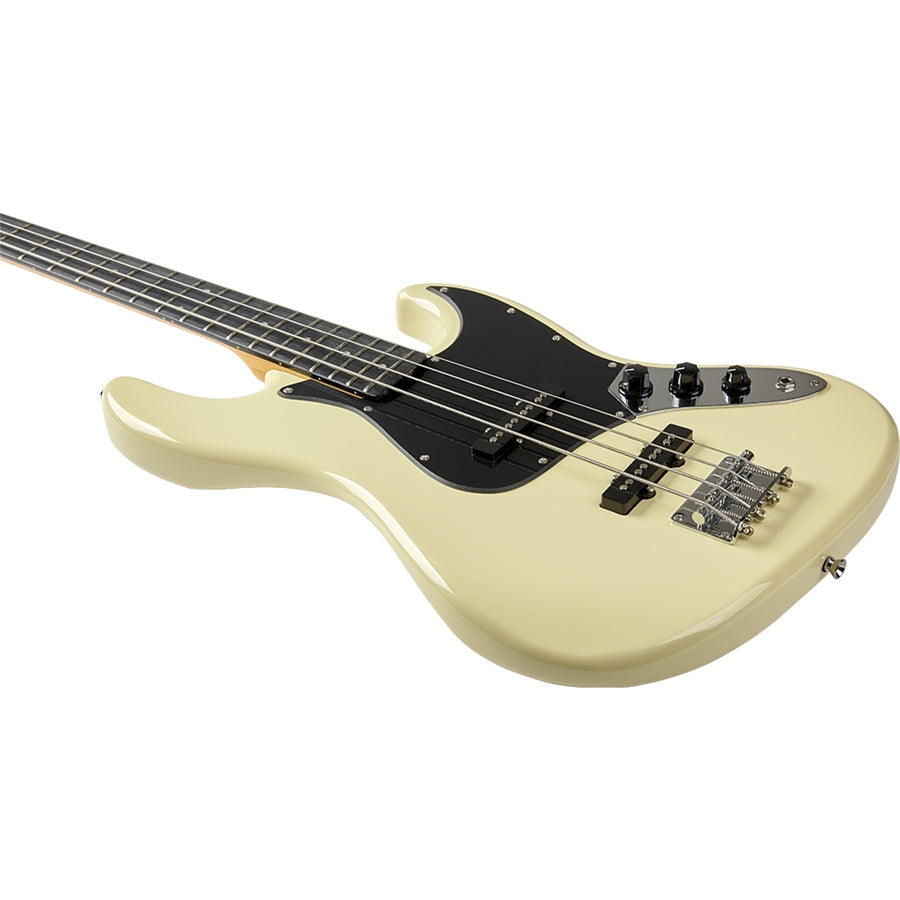EKO VJB200 Electric Bass Guitar Cream - Music Vault