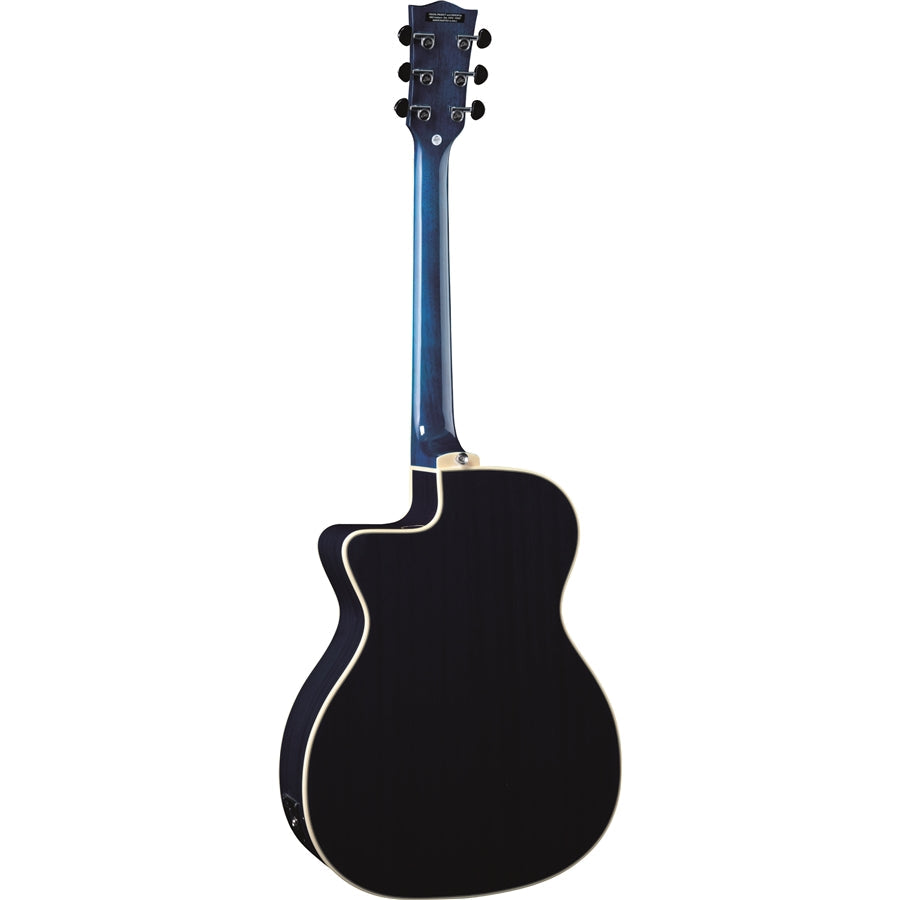 Eko NXT A100CE Electro Acoustic Cutaway Trans Blue - Music Vault