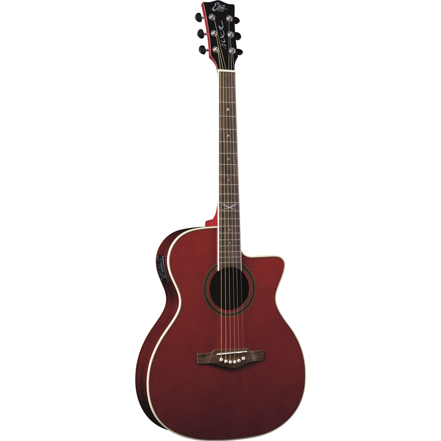Eko NXT A100CE Electro Acoustic Cutaway Trans Red - Music Vault