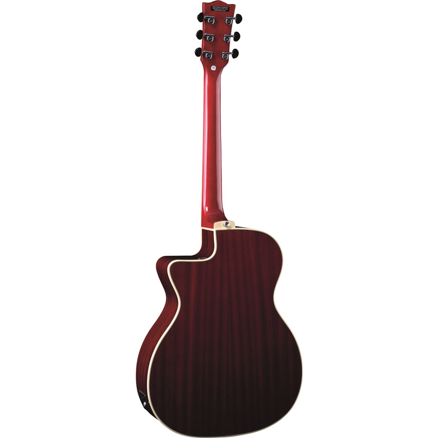 Eko NXT A100CE Electro Acoustic Cutaway Trans Red - Music Vault