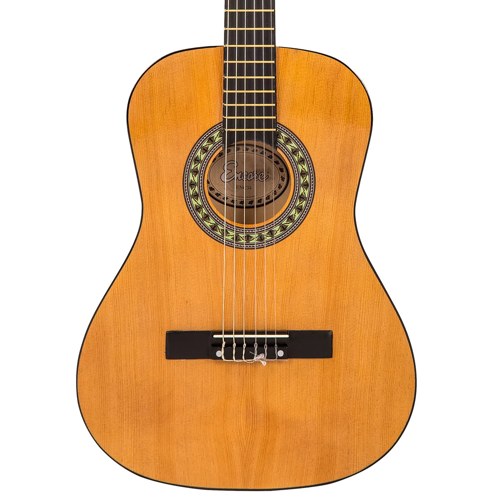Encore 3/4 Classical Acoustic Guitar Pack Natural - Music Vault