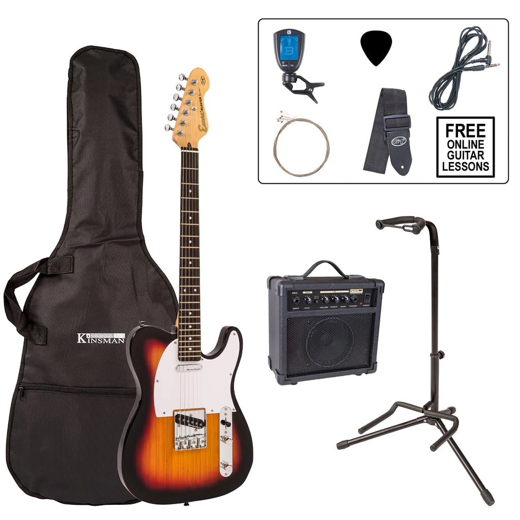 Encore E2 Electric Guitar Starter Pack Sunburst - Music Vault