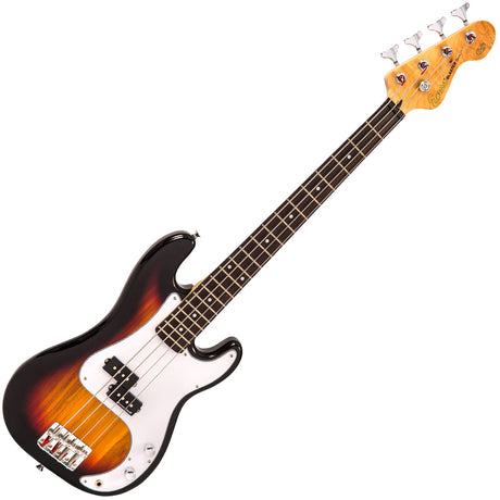 Encore E20 7/8 Junior Bass Guitar Pack Sunburst - Music Vault