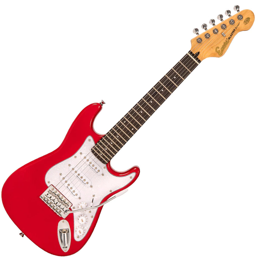 Encore E375 3/4 Electric Guitar Starter Pack Gloss Red - Music Vault