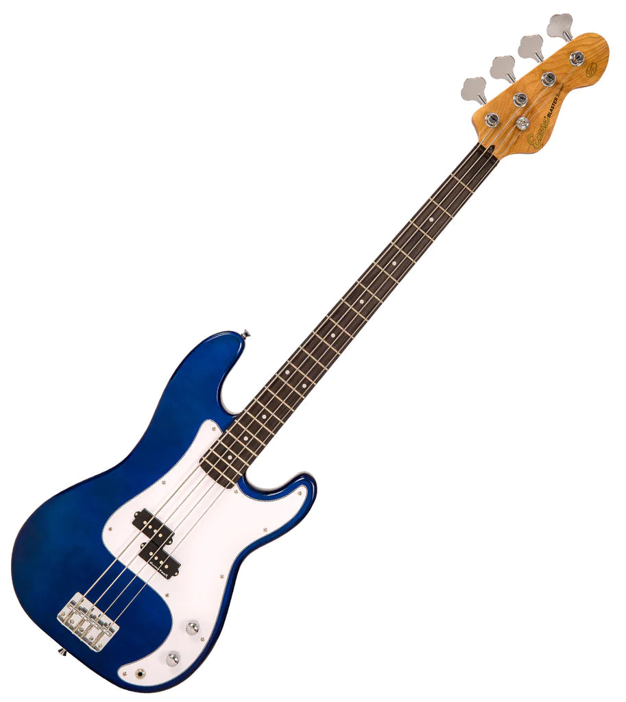 Encore E4 Blaster Bass Guitar Starter Pack Candy Apple Blue - Music Vault