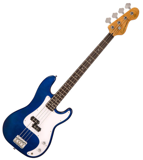 Encore E4 Blaster Bass Guitar Starter Pack Candy Apple Blue - Music Vault