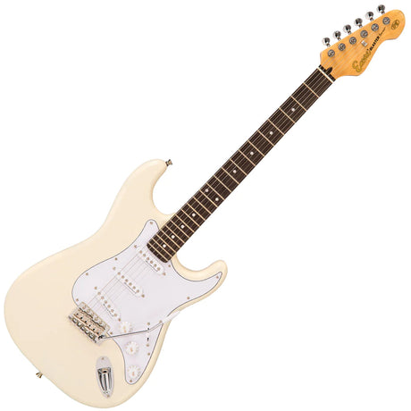 Encore E6 Electric Guitar Starter Pack Vintage White - Music Vault