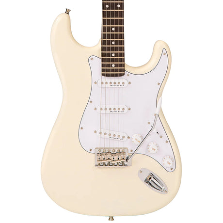 Encore E6 Electric Guitar Starter Pack Vintage White - Music Vault