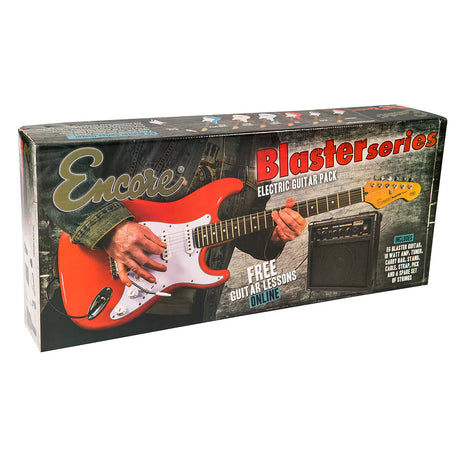 Encore E6 Electric Guitar Starter Pack Vintage White - Music Vault