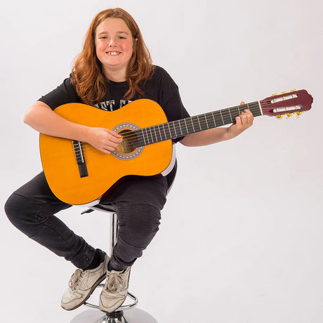 Encore Full Size Classical Acoustic Guitar Pack Natural - Music Vault