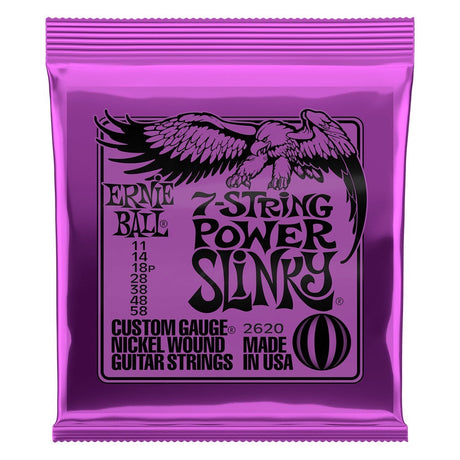 Ernie Ball 7 String Power Slinky Electric Guitar Strings - Music Vault