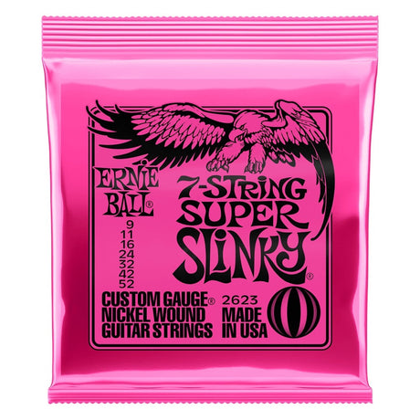 Ernie Ball 7 String Super Slinky Electric Guitar Strings - Music Vault