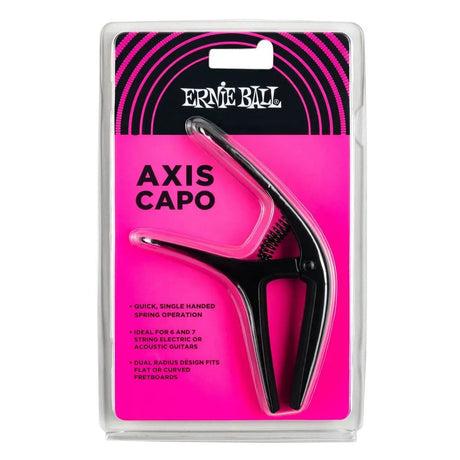 Ernie Ball Axis Capo Black Music Vault