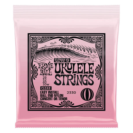 Ernie Ball Concert/Tenor Ball End Ukulele Strings Wound G Clear - Music Vault