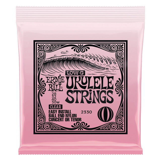 Ernie Ball Concert/Tenor Ball End Ukulele Strings Wound G Clear - Music Vault
