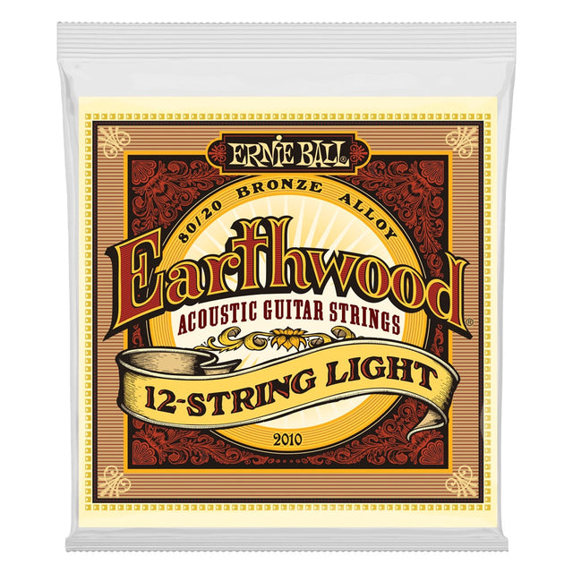 Ernie Ball Earthwood Light 80/20 Bronze 12 string Acoustic Guitar Strings 2010 - Music Vault
