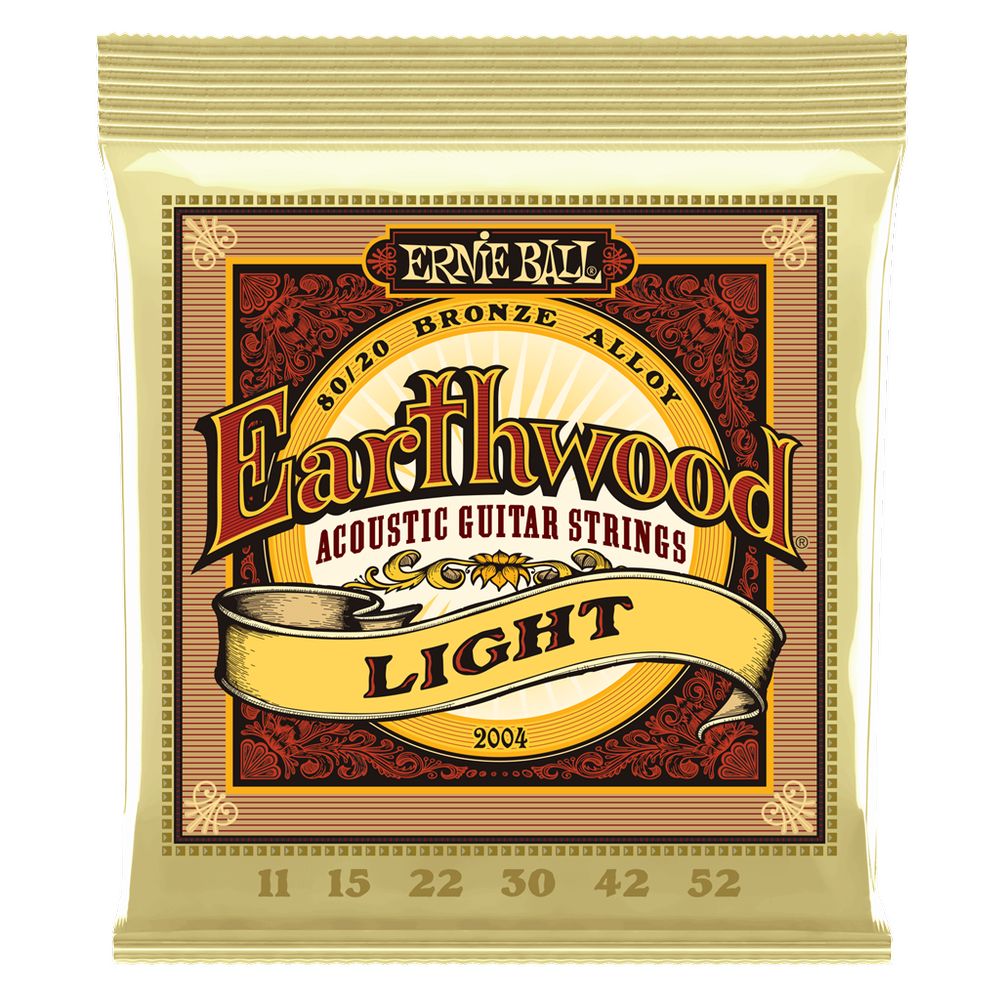 Ernie Ball Earthwood Light 80/20 Bronze Acoustic Guitar Strings 2004 - Music Vault