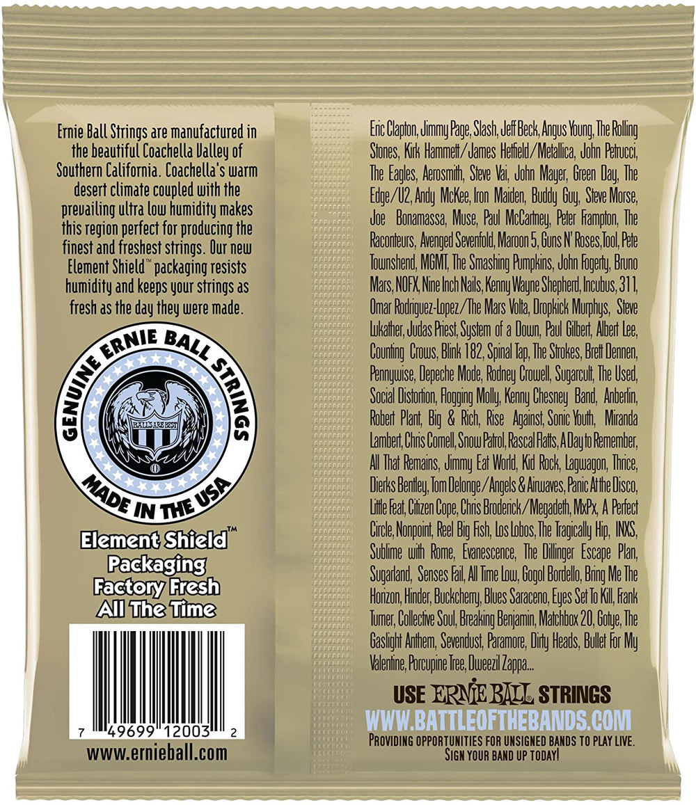 Ernie Ball Earthwood Medium Light 80/20 Bronze Acoustic Guitar Strings 2003 - Music Vault