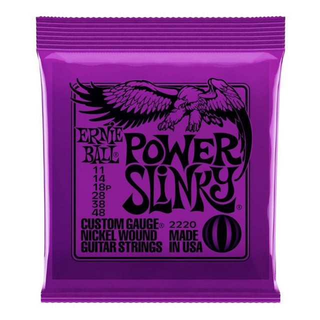 Ernie Ball Power Slinky Electric Guitar Strings 2220 - Music Vault