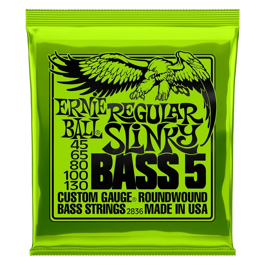 Ernie Ball Regular Slinky 5 String Bass Set 45-130 - Music Vault
