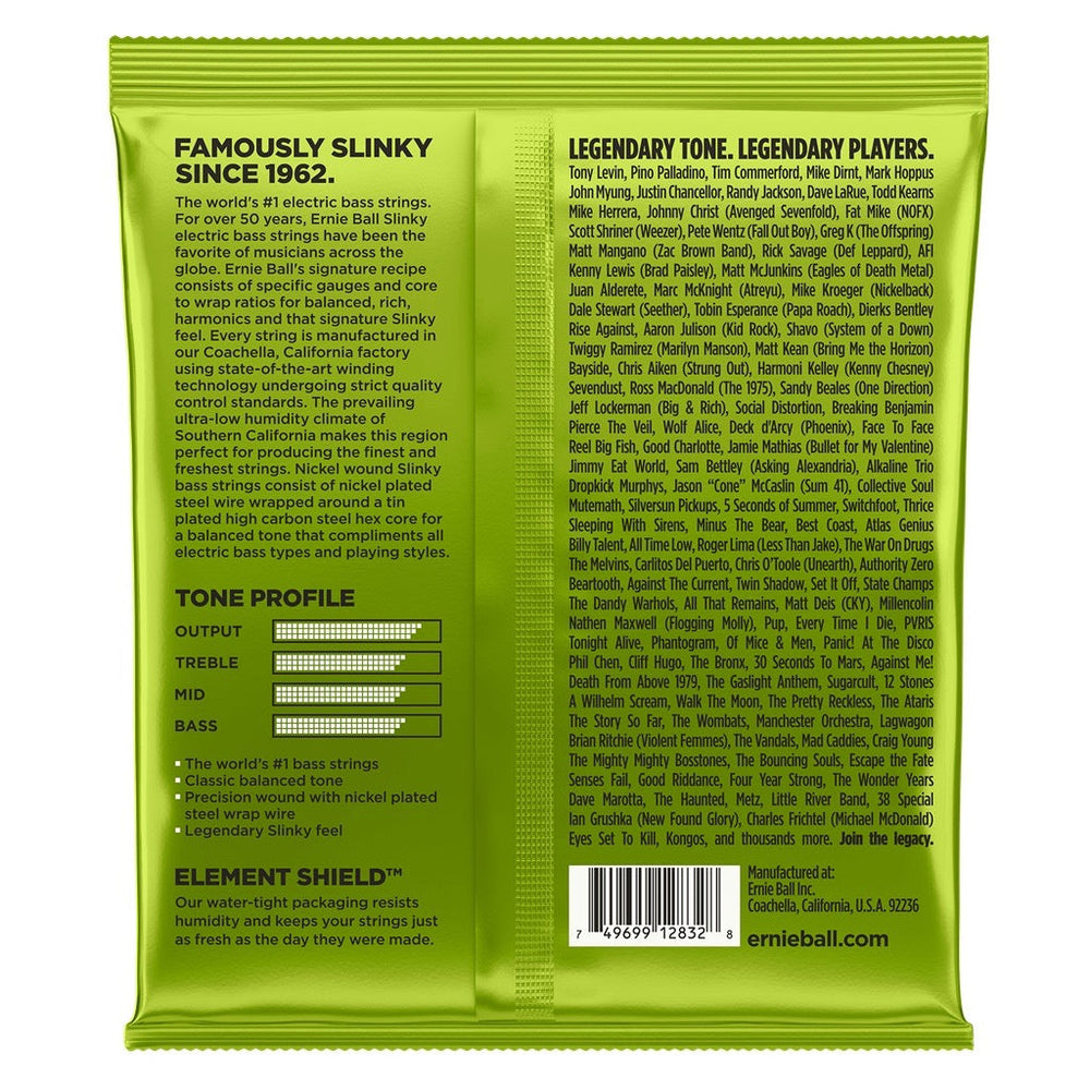 Ernie Ball Regular Slinky Bass Strings 50-105 - Music Vault