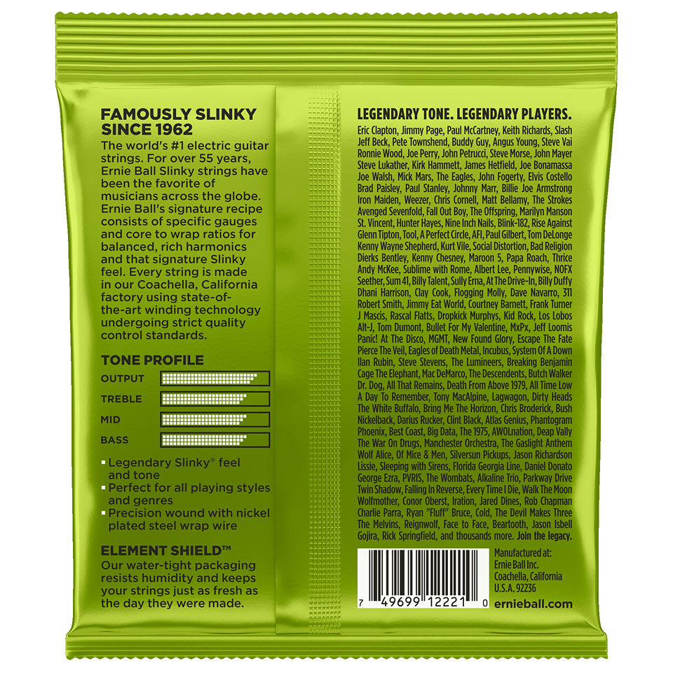 Ernie Ball Regular Slinky Electric Guitar Strings 2221 - Music Vault