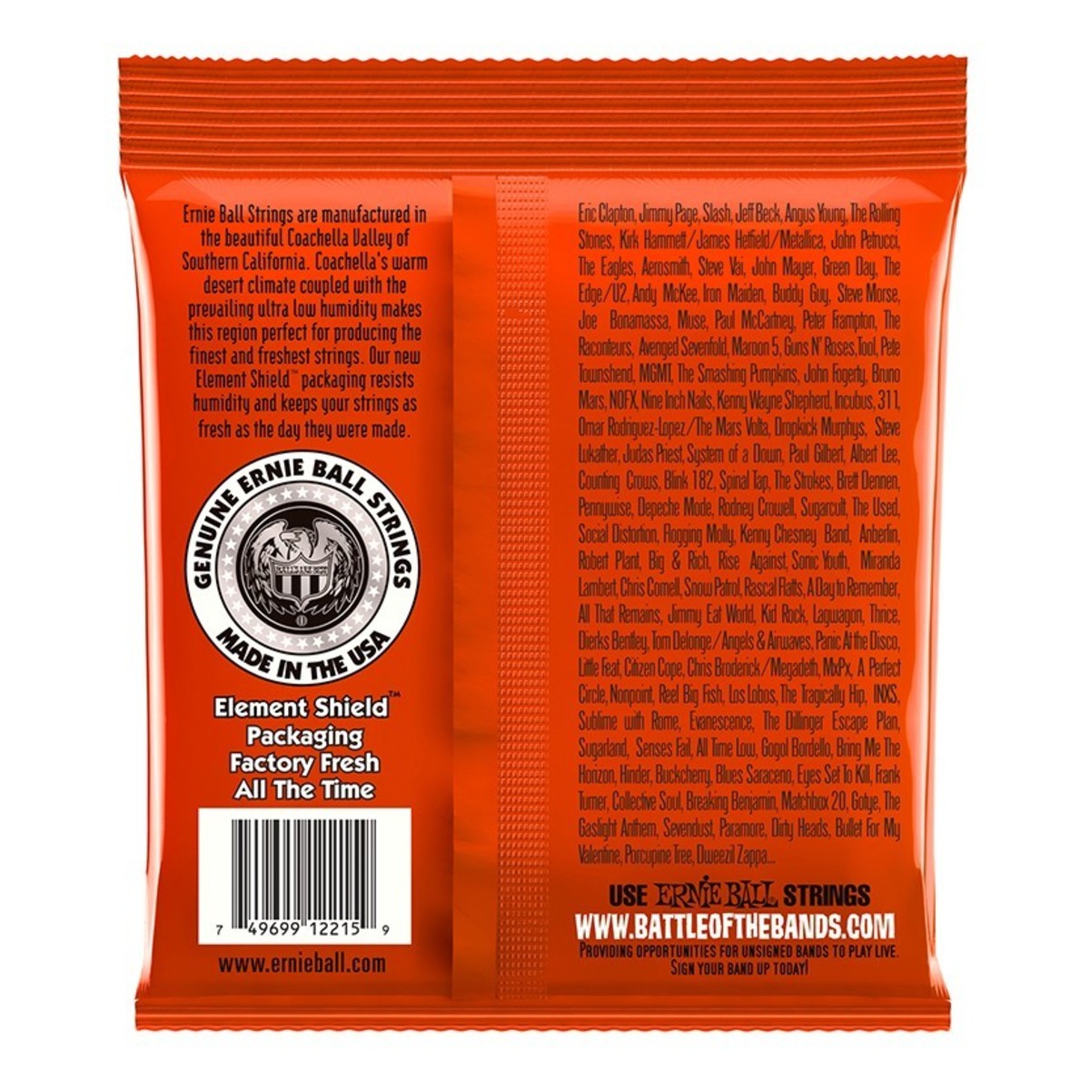 Ernie Ball Skinny Top Heavy Bottom Electric Guitar Strings 2215 - Music Vault