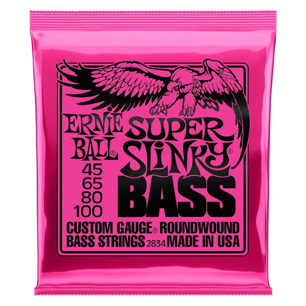 Ernie Ball Super Slinky Bass Strings 45-100 - Music Vault