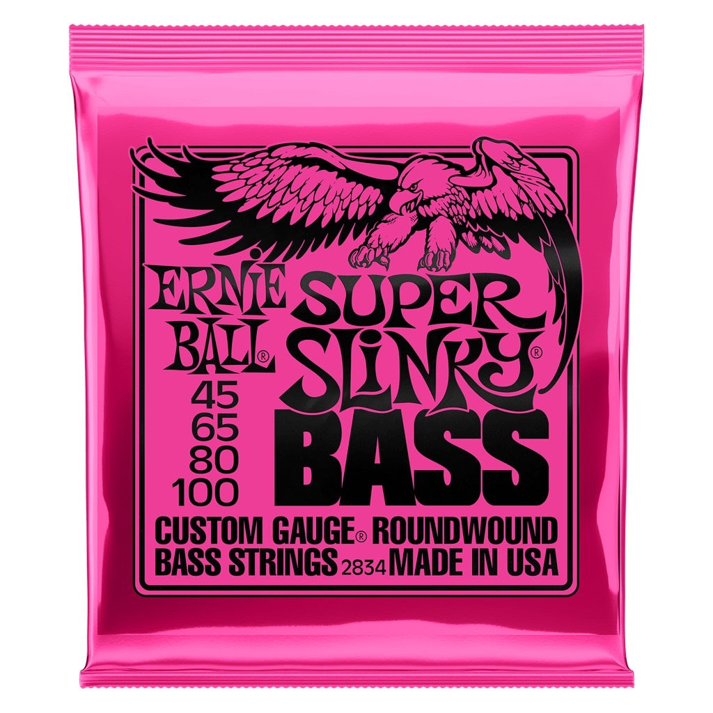 Ernie Ball Super Slinky Bass Strings 45-100 - Music Vault