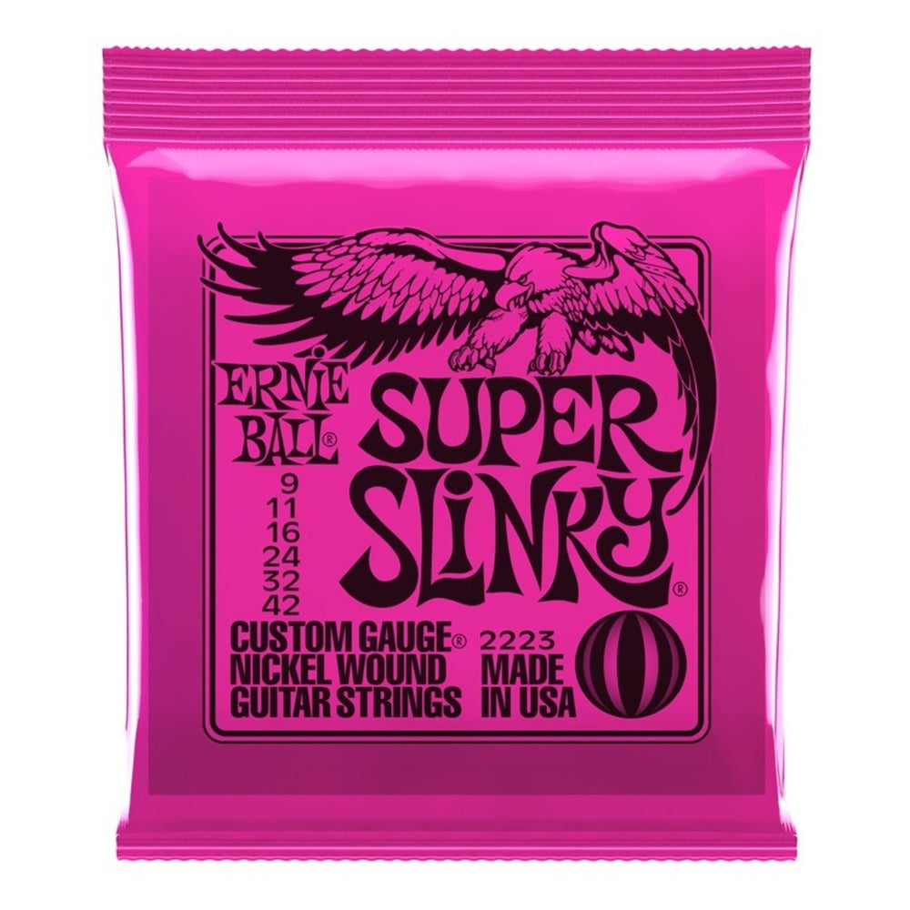 Ernie Ball Super Slinky Electric Guitar Strings 2223 - Music Vault