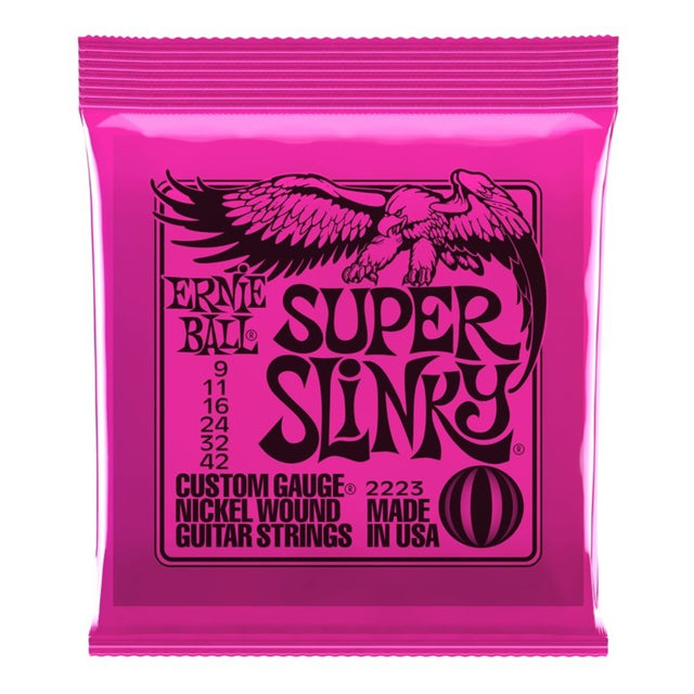 Ernie Ball Super Slinky Electric Guitar Strings 2223 - Music Vault