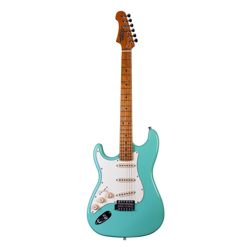 Jet Guitars JS 300 Roasted Maple Sea Foam Green Left Handed - Music Vault