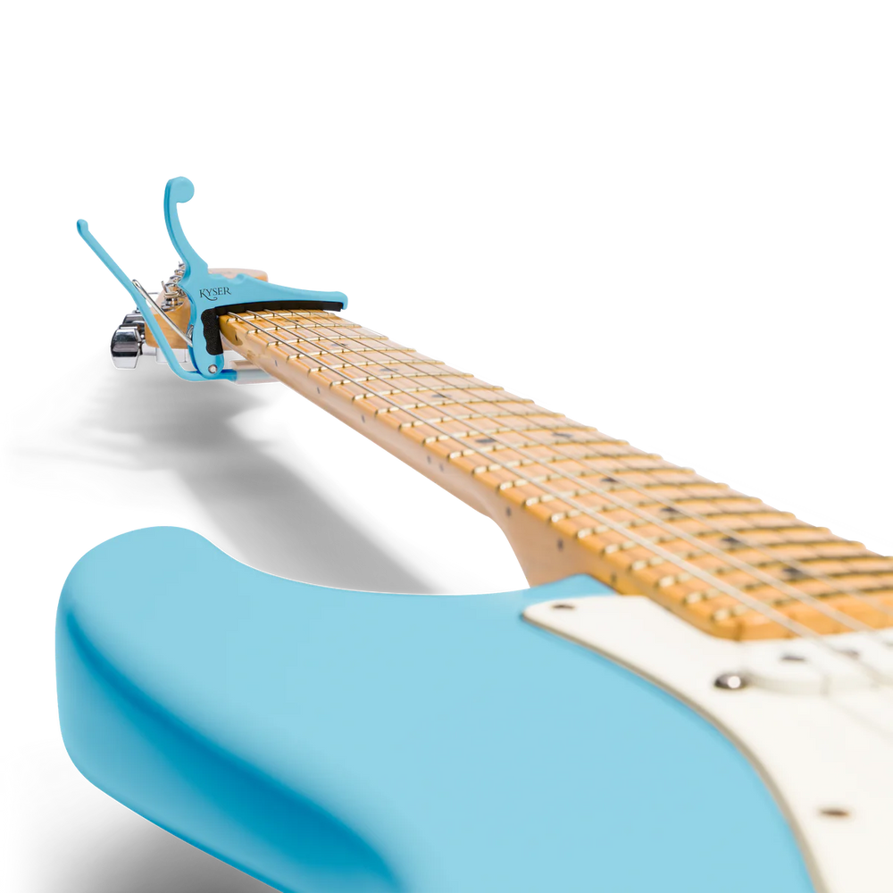 Kyser - Fender Quick Change Electric Guitar Capo Daphne Blue - Music Vault