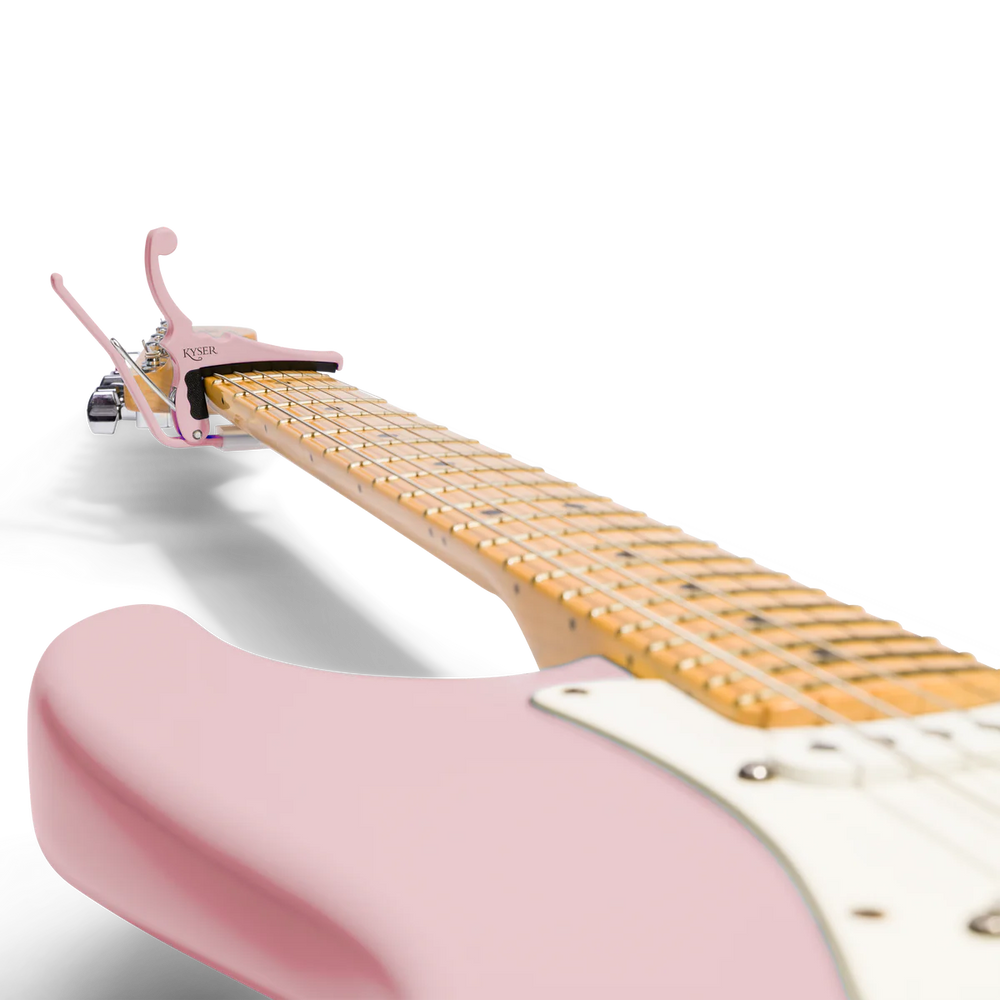 Kyser - Fender Quick Change Electric Guitar Capo Shell Pink - Music Vault