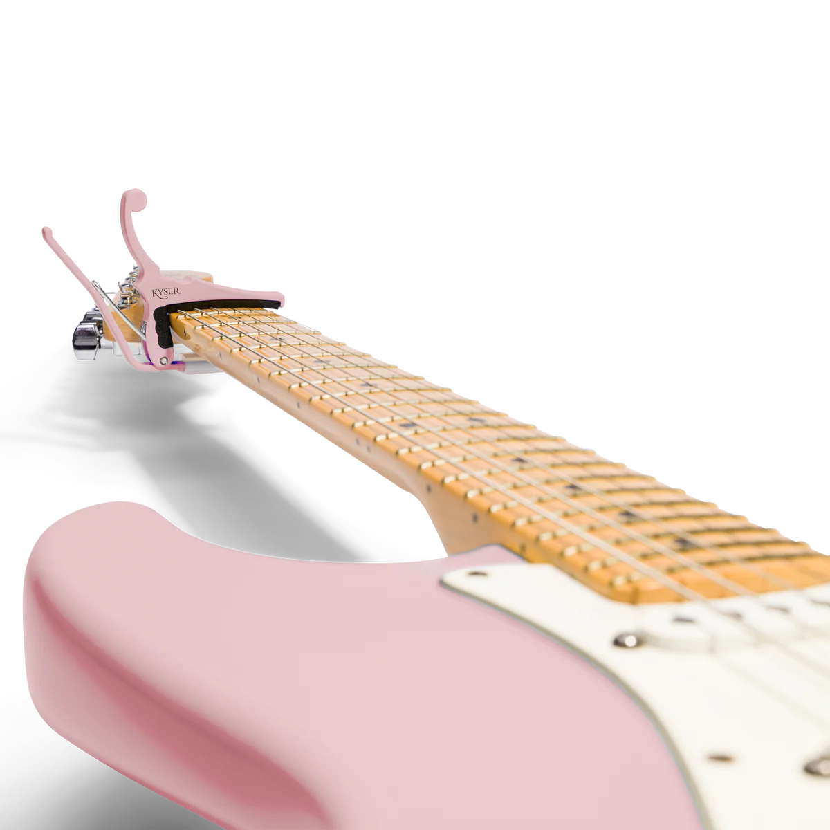 Kyser - Fender Quick Change Electric Guitar Capo Shell Pink - Music Vault