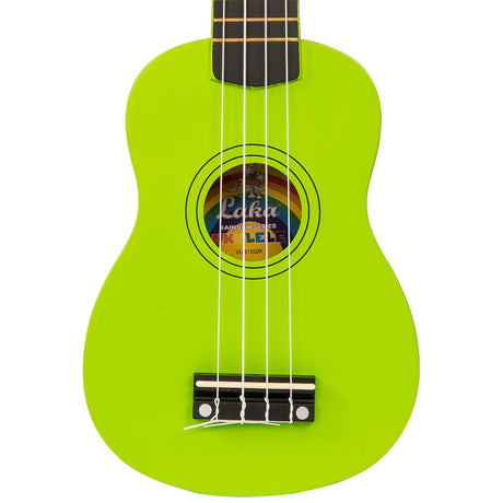 Laka Rainbow Series Soprano Ukulele Green - Music Vault