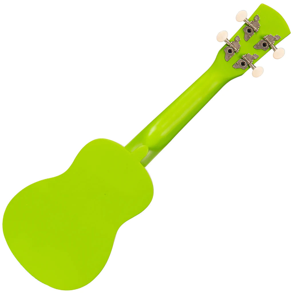 Laka Rainbow Series Soprano Ukulele Green - Music Vault