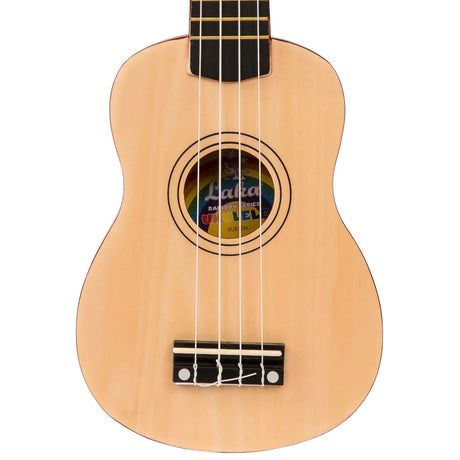 Laka Rainbow Series Soprano Ukulele Natural - Music Vault