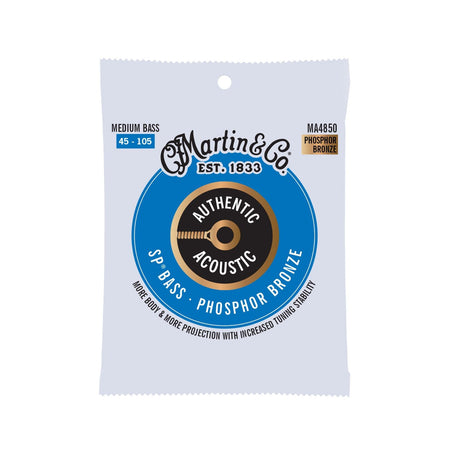 Martin MA4850 Authentic Acoustic SP 80/20 Bronze Bass Strings Medium - Music Vault