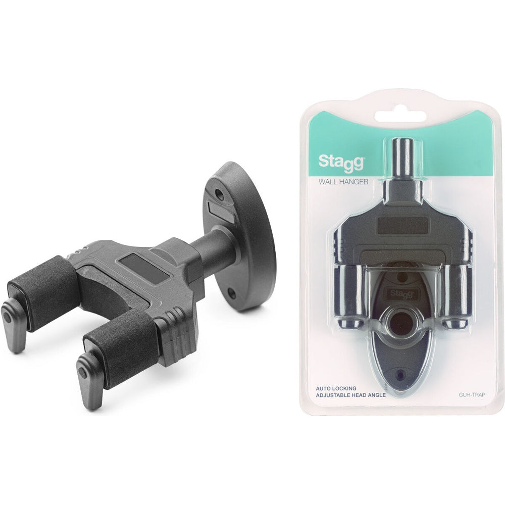 Stagg Auto Lock Guitar Wall Hanger - Music Vault