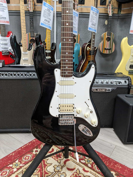 Sunn Mustang Stratocaster Black (Pre-Owned) - Music Vault