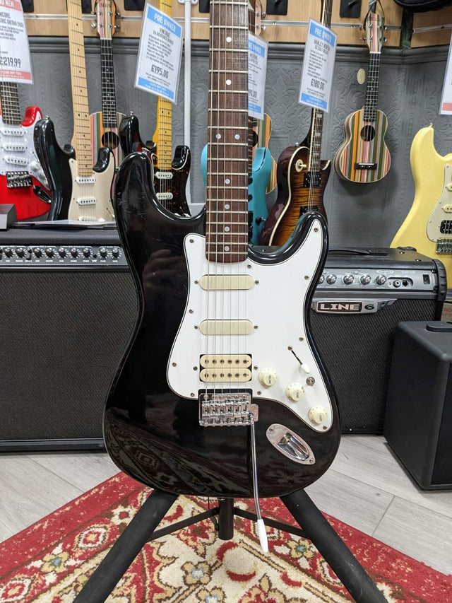 Sunn Mustang Stratocaster Black (Pre-Owned) - Music Vault
